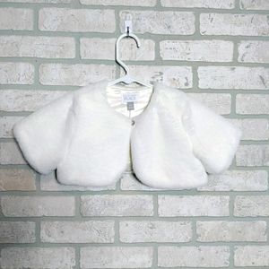Children's Place Girls White Soft Shawl Size 5TSKU-